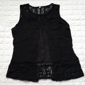 Split back boho style tank